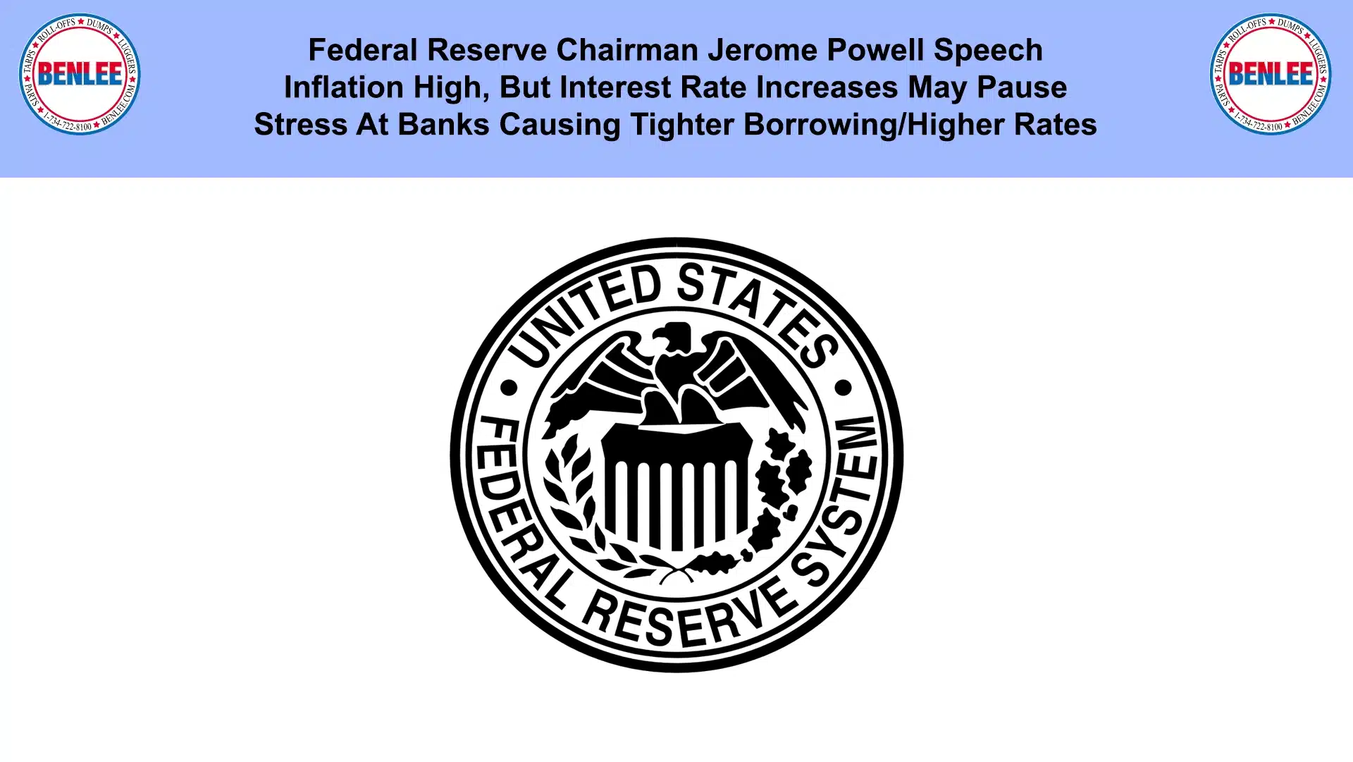 Federal Reserve Chairman Jerome Powell Speech